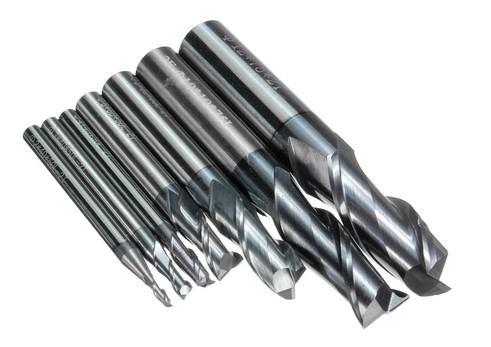 Pedazos de aluminio de la fresa del carburo sólido 3 molinos de extremo del alto rendimiento de las flautas