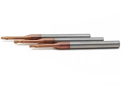Molino de extremo del diámetro de Ballnose de 2 flautas para el funcionamiento de madera y para corte de metales micro