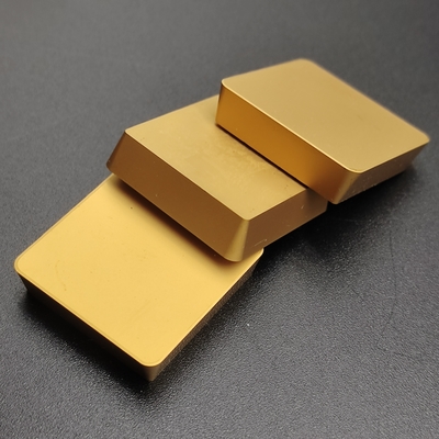 El carburo sólido de SPUN250620S inserta el cortador de torneado de la cuchilla del carburo con la capa del oro